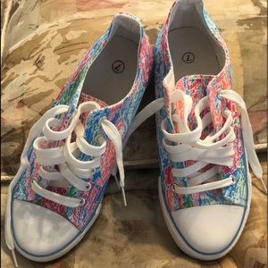 Lilly Pulitzer inspired “converse”